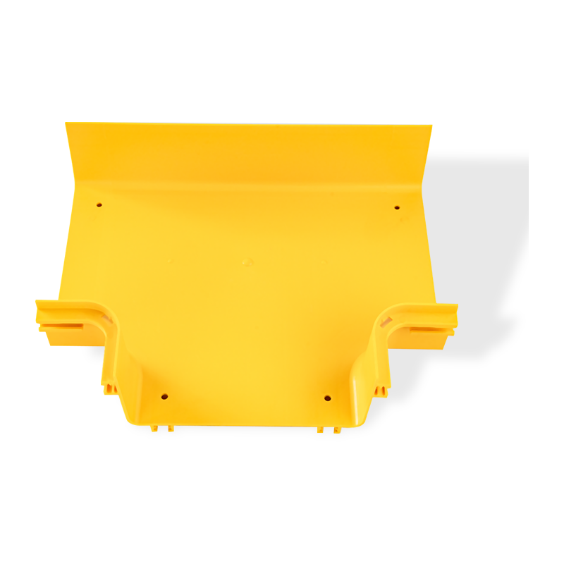 Tee mendatar PVC kalis api standard UL94 FV-0 untuk dulang kabel gentian